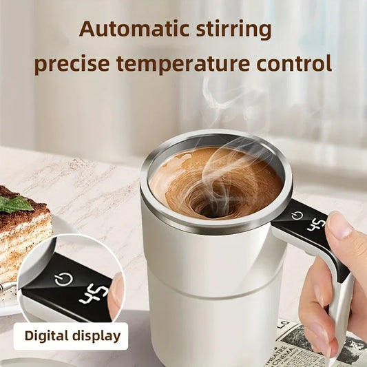 USB Charging Self Stirring Mug White